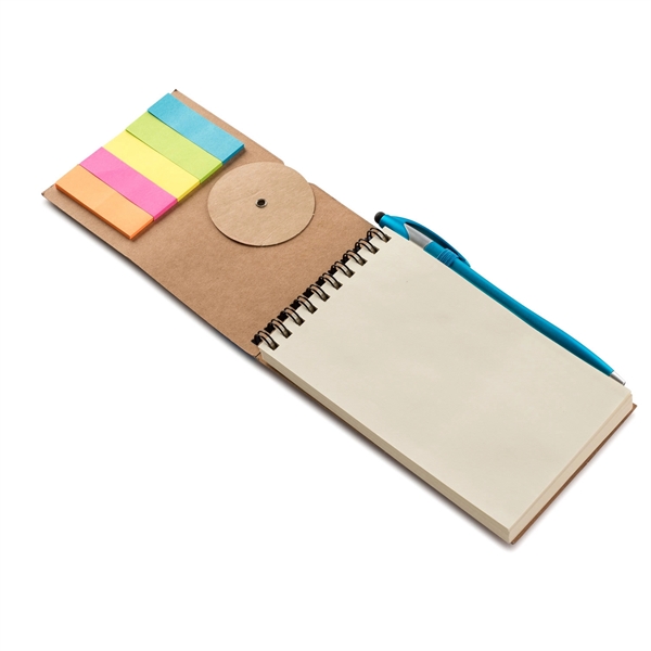 Grained Cardboard Spiral Bound 70 Sheet Journal with pen.... from ASI 90859 Tempo Industries Inc