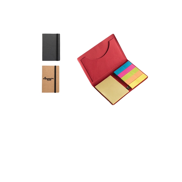 Grainy Cardboard Sticky Book with elastic band closure.... from ASI 90859 Tempo Industries Inc