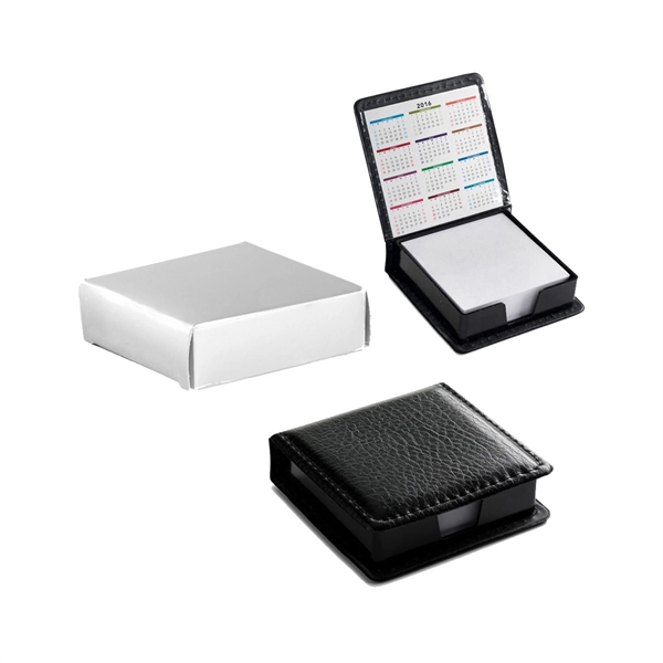 Pvc Black Desk Caddy With White Paper and calendar card.... from ASI 90859 Tempo Industries Inc / Tempoline