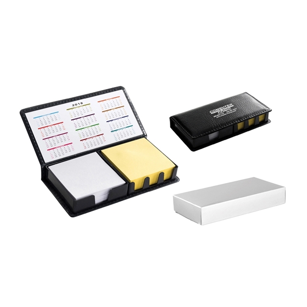 Pvc Blackdesk Caddy With Yellow Sticky Notes And Plain Paper and... from ASI 90859 Tempo Industries Inc