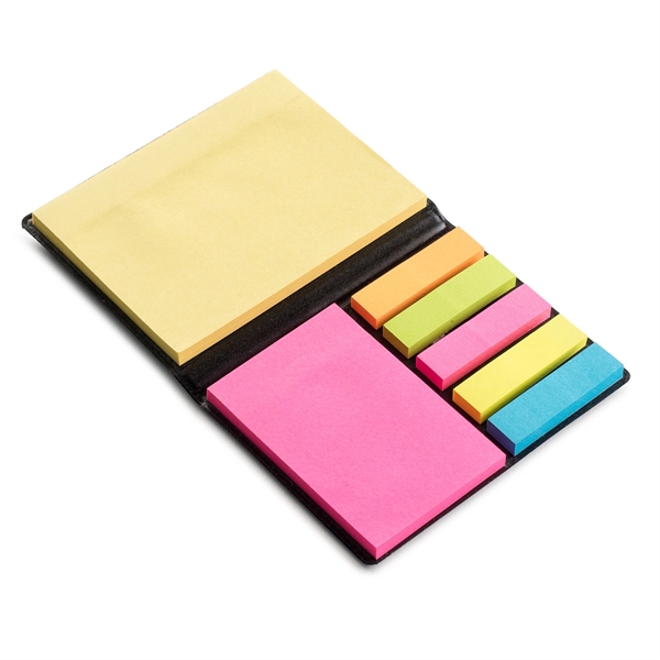 Black Leatherette Pvc Memo/Sticky Gift Set.... from ASI 90859 Tempo Industries Inc