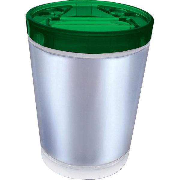 12 oz. size Desk Caddy with Foil Insert.  Holds scissors,... from ASI 61952 Howw Mfg Co Inc / Howw USA