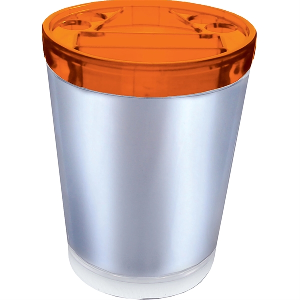 12 oz. size Desk Caddy with Foil Insert.  Holds scissors,... from ASI 61952 Howw Mfg Co Inc / Howw USA