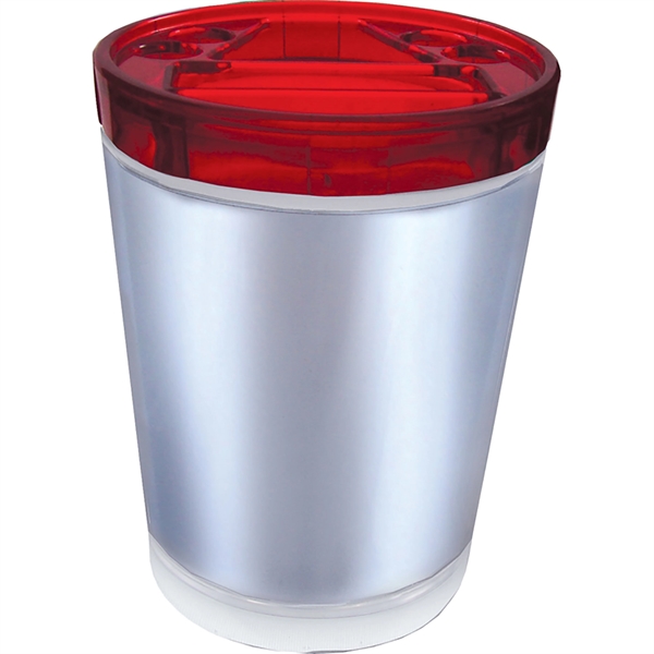 12 oz. size Desk Caddy with Foil Insert.  Holds scissors,... from ASI 61952 Howw Mfg Co Inc / Howw USA