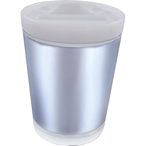 12 oz. size Desk Caddy with Foil Insert.  Holds scissors,... from ASI 61952 Howw Mfg Co Inc / Howw USA