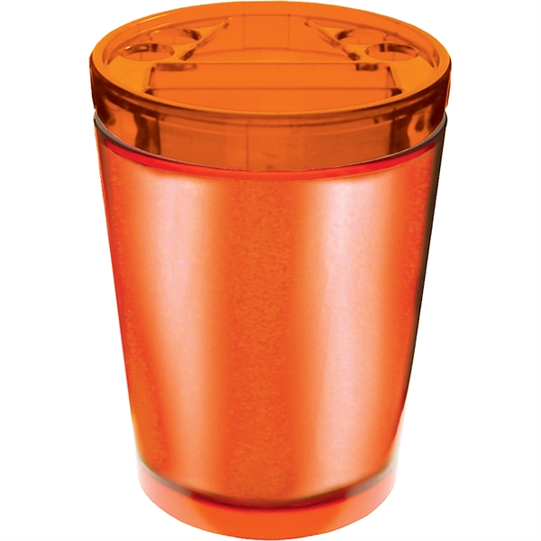 12 oz. size Desk Caddy with Foil Insert.  Holds scissors,... from ASI 61952 Howw Mfg Co Inc / Howw USA