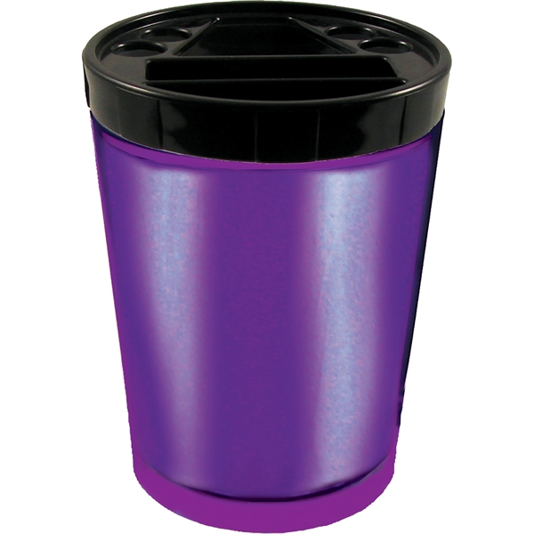 12 oz. size Desk Caddy with Foil Insert.  Holds scissors,... from ASI 61952 Howw Mfg Co Inc / Howw USA