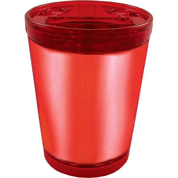 12 oz. size Desk Caddy with Foil Insert.  Holds scissors,... from ASI 61952 Howw Mfg Co Inc / Howw USA