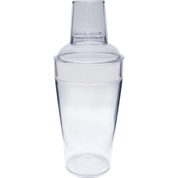 20 oz. Clear Plastic Shaker/Sipper.  Made in USA of styrene... from ASI 61952 Howw Mfg Co Inc / Howw USA