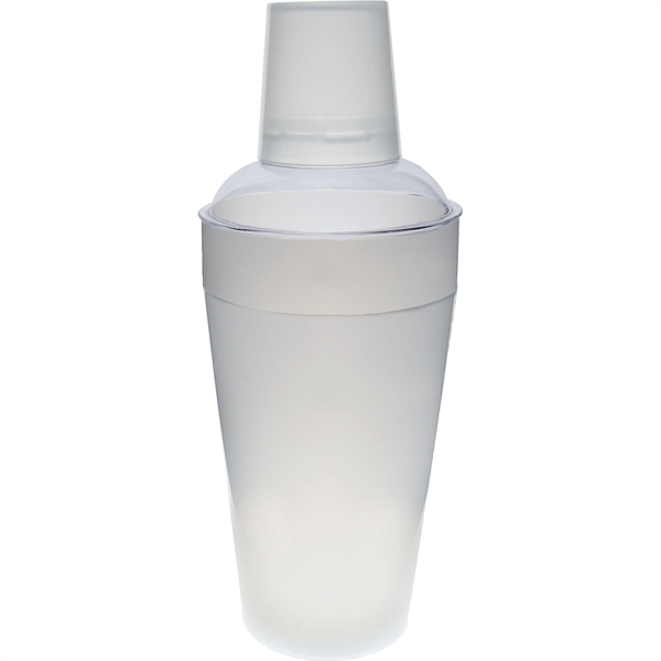 20 oz. Clear Plastic Shaker/Sipper.  Made in USA of styrene... from ASI 61952 Howw Mfg Co Inc / Howw USA