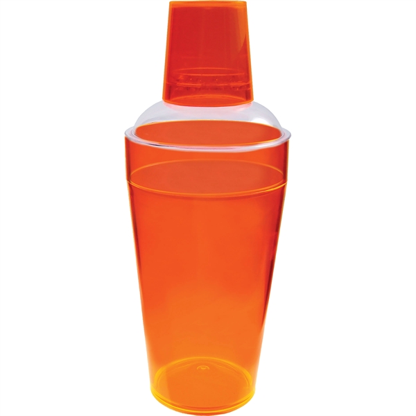 20 oz. Clear Plastic Shaker/Sipper.  Made in USA of styrene... from ASI 61952 Howw Mfg Co Inc / Howw USA