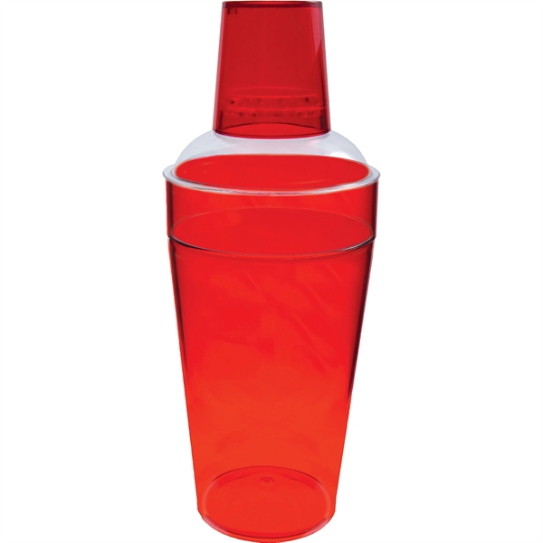 20 oz. Clear Plastic Shaker/Sipper.  Made in USA of styrene... from ASI 61952 Howw Mfg Co Inc / Howw USA