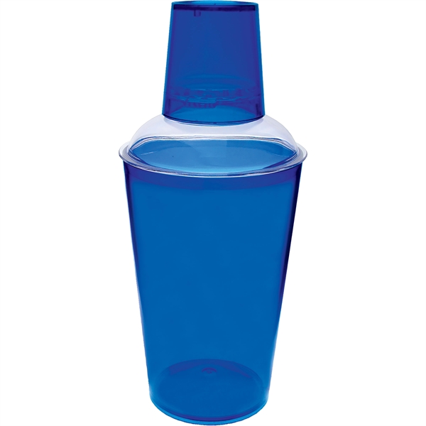 16 oz. Clear Plastic Shaker/Sipper.  Made in USA of styrene... from ASI 61952 Howw Mfg Co Inc / Howw USA
