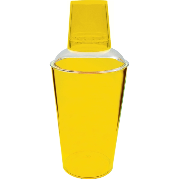 16 oz. Clear Plastic Shaker/Sipper.  Made in USA of styrene... from ASI 61952 Howw Mfg Co Inc / Howw USA