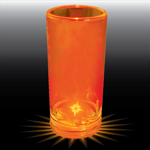 1.5 oz. Clear Plastic Blinking Shooter Glass. Easy on-off, blinking or... from ASI 61952 Howw Mfg Co Inc / Howw USA