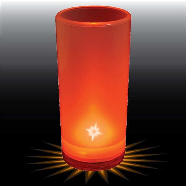 1.5 oz. Clear Plastic Blinking Shooter Glass. Easy on-off, blinking or... from ASI 61952 Howw Mfg Co Inc / Howw USA