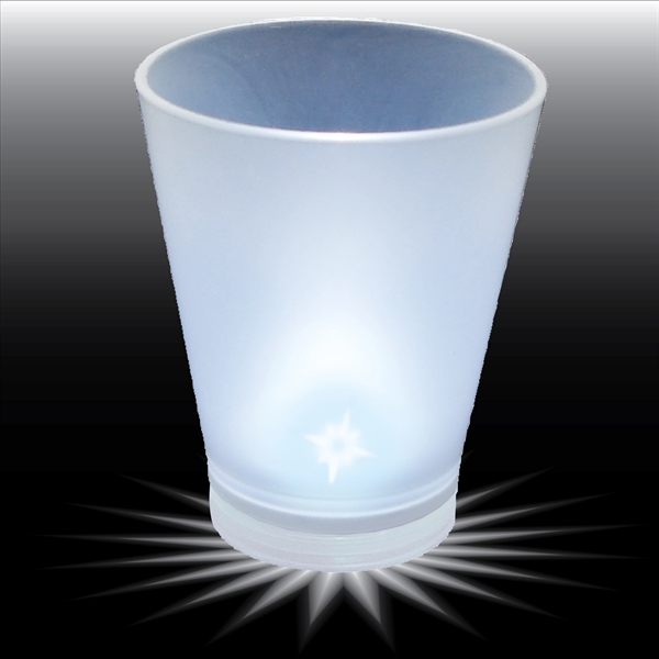 1.5 oz. Clear Plastic Light-Up Shot Glass. Easy on-off, blinking or... from ASI 61952 Howw Mfg Co Inc / Howw USA