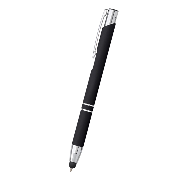 Combination ballpoint/stylus pen with plunger-action mechanism.... from ASI 61125 Hit Promotional Products / Hit®