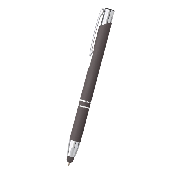 Combination ballpoint/stylus pen with plunger-action mechanism.... from ASI 61125 Hit Promotional Products / Hit®