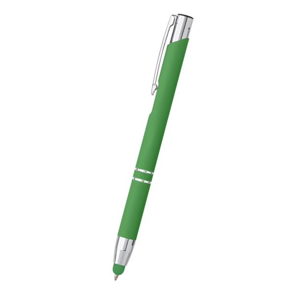 Combination ballpoint/stylus pen with plunger-action mechanism.... from ASI 61125 Hit Promotional Products / Hit®