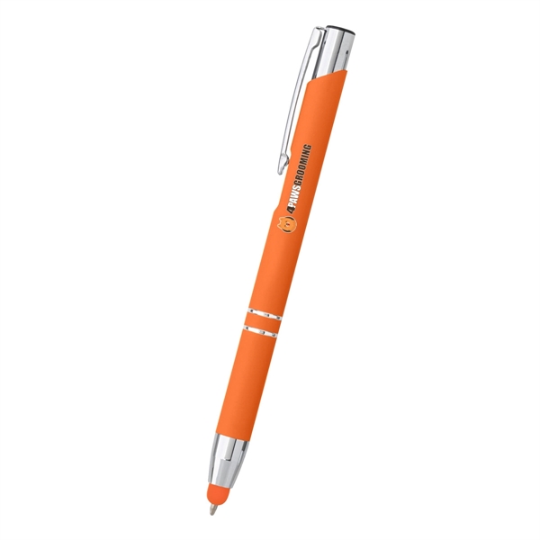 Combination ballpoint/stylus pen with plunger-action mechanism.... from ASI 61125 Hit Promotional Products / Hit®
