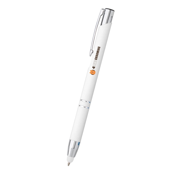 Combination ballpoint/stylus pen with plunger-action mechanism.... from ASI 61125 Hit Promotional Products / Hit®