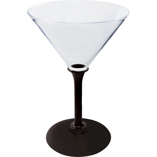 7 oz. Plastic Martini Glass. Clear Bowl w/choice of short or... from ASI 61952 Howw Mfg Co Inc / Howw USA