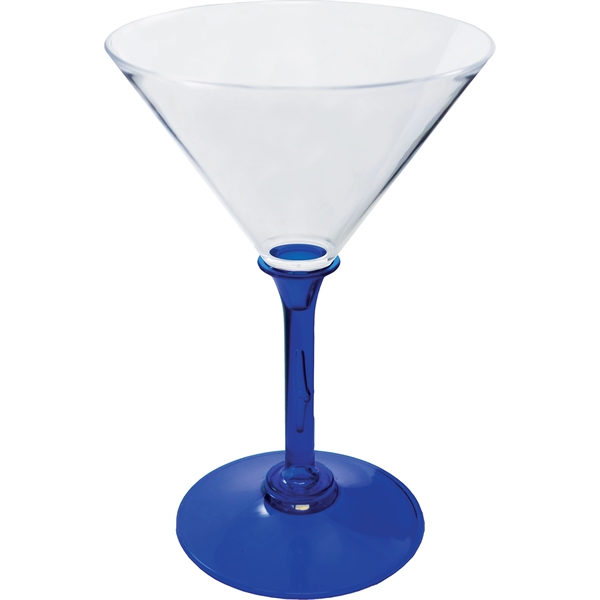 7 oz. Plastic Martini Glass. Clear Bowl w/choice of short or... from ASI 61952 Howw Mfg Co Inc / Howw USA