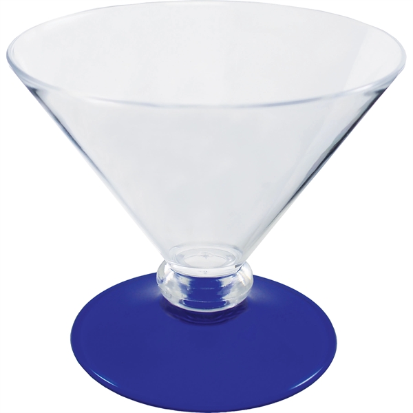 7 oz. Plastic Martini Glass. Clear Bowl w/choice of short or... from ASI 61952 Howw Mfg Co Inc / Howw USA