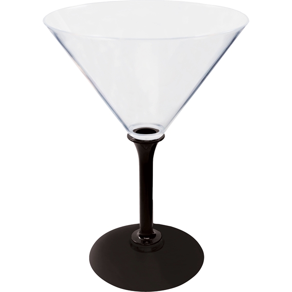 10 oz. Plastic Martini Glass. Clear Bowl w/choice of short or... from ASI 61952 Howw Mfg Co Inc / Howw USA