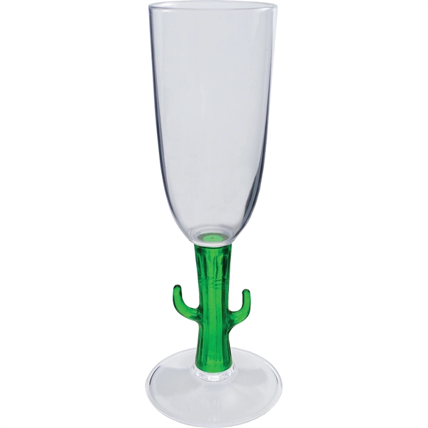 7 oz. Plastic Champagne Glass with choice of 8 novelty stem... from ASI 61952 Howw Mfg Co Inc / Howw USA