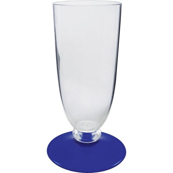 7 oz. Clear Plastic Champagne Glass, choose your color in short... from ASI 61952 Howw Mfg Co Inc / Howw USA