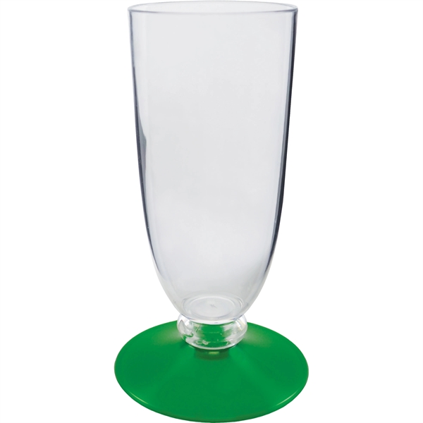 7 oz. Clear Plastic Champagne Glass, choose your color in short... from ASI 61952 Howw Mfg Co Inc / Howw USA