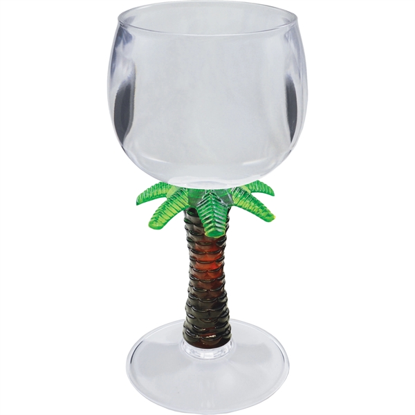 12 oz. Clear Plastic Goblet with choice of 8 novelty stem... from ASI 61952 Howw Mfg Co Inc / Howw USA