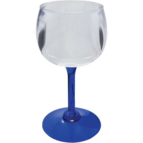 Plastic Goblet. Clear Bowl w/choice of short or long stem base... from ASI 61952 Howw Mfg Co Inc / Howw USA