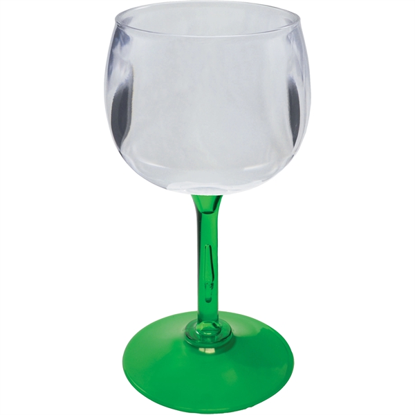 Plastic Goblet. Clear Bowl w/choice of short or long stem base... from ASI 61952 Howw Mfg Co Inc / Howw USA