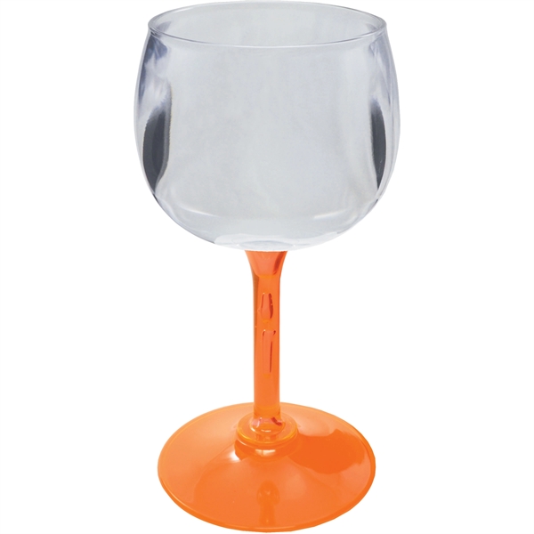 Plastic Goblet. Clear Bowl w/choice of short or long stem base... from ASI 61952 Howw Mfg Co Inc / Howw USA