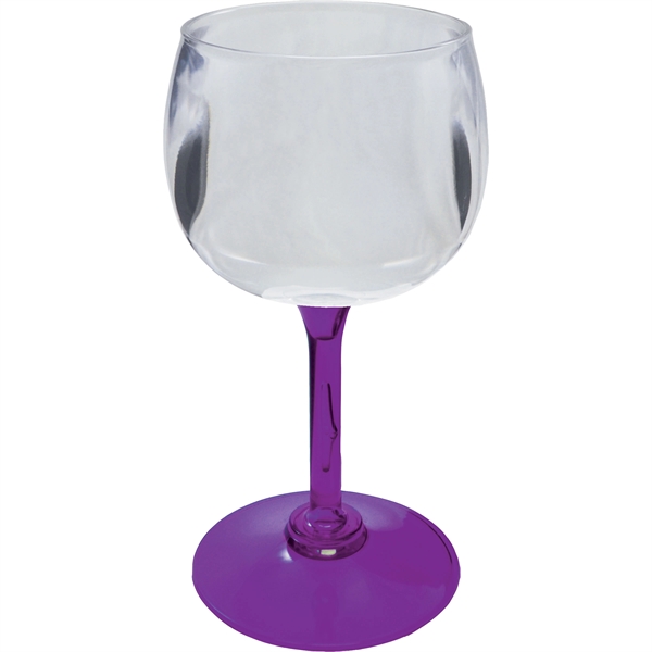 Plastic Goblet. Clear Bowl w/choice of short or long stem base... from ASI 61952 Howw Mfg Co Inc / Howw USA
