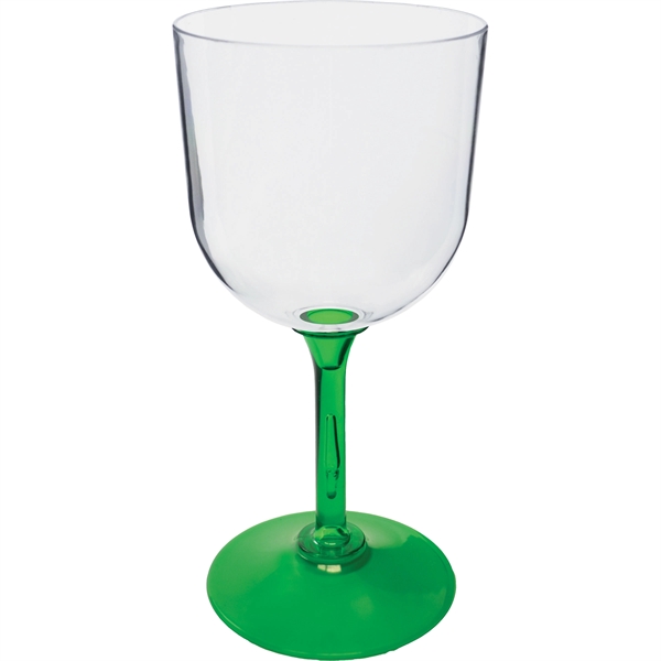 Plastic Goblet. Clear Bowl w/choice of short or long stem base... from ASI 61952 Howw Mfg Co Inc / Howw USA