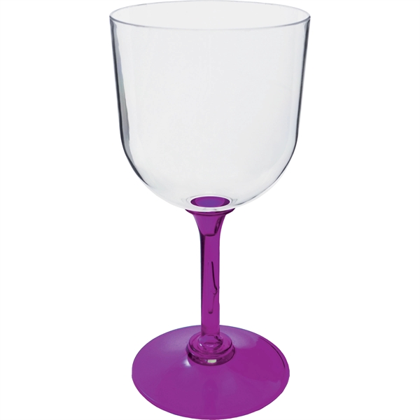 Plastic Goblet. Clear Bowl w/choice of short or long stem base... from ASI 61952 Howw Mfg Co Inc / Howw USA
