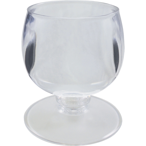 Plastic Goblet. Clear Bowl w/choice of short or long stem base... from ASI 61952 Howw Mfg Co Inc / Howw USA
