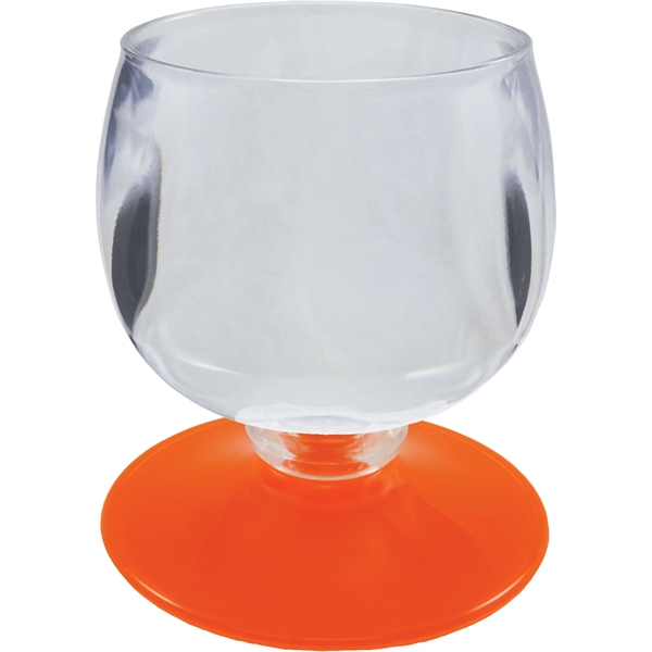 Plastic Goblet. Clear Bowl w/choice of short or long stem base... from ASI 61952 Howw Mfg Co Inc / Howw USA