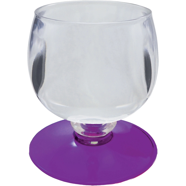 Plastic Goblet. Clear Bowl w/choice of short or long stem base... from ASI 61952 Howw Mfg Co Inc / Howw USA