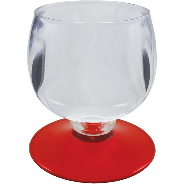 Plastic Goblet. Clear Bowl w/choice of short or long stem base... from ASI 61952 Howw Mfg Co Inc / Howw USA
