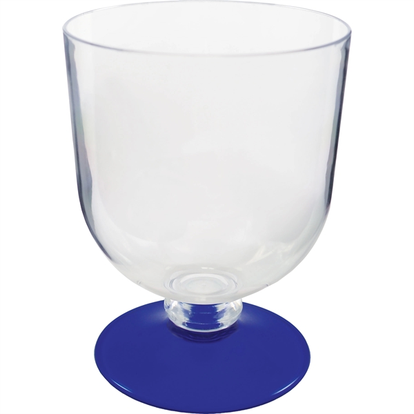 Plastic Goblet. Clear Bowl w/choice of short or long stem base... from ASI 61952 Howw Mfg Co Inc / Howw USA
