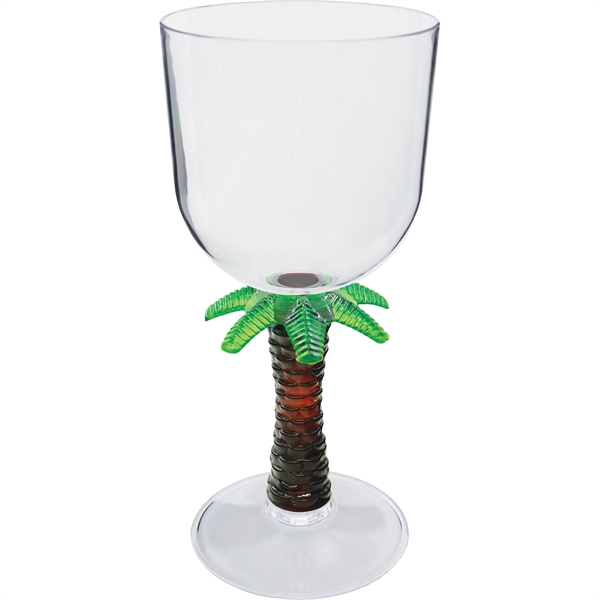 14 oz. Clear Plastic Goblet with choice of 8 novelty stem... from ASI 61952 Howw Mfg Co Inc / Howw USA