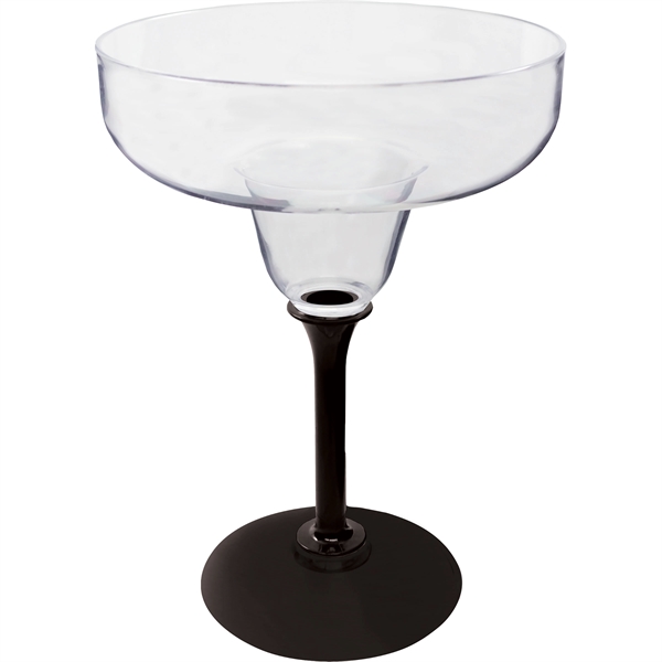 12 oz. Plastic Margarita Glass. Clear Bowl w/choice of short or... from ASI 61952 Howw Mfg Co Inc / Howw USA