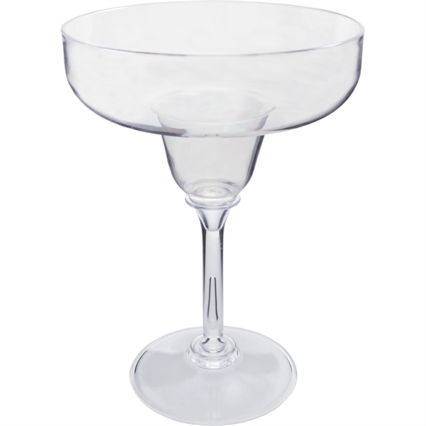 12 oz. Plastic Margarita Glass. Clear Bowl w/choice of short or... from ASI 61952 Howw Mfg Co Inc / Howw USA