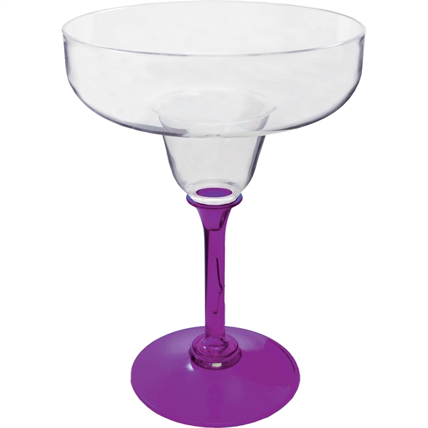 12 oz. Plastic Margarita Glass. Clear Bowl w/choice of short or... from ASI 61952 Howw Mfg Co Inc / Howw USA