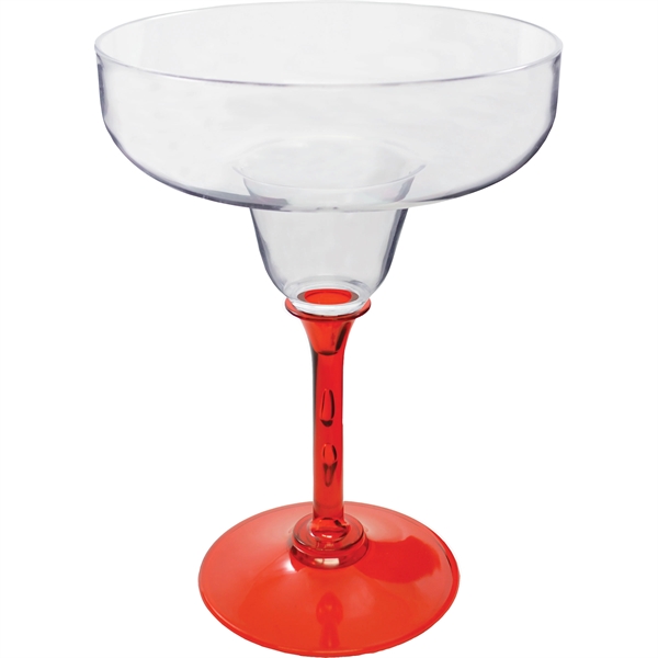 12 oz. Plastic Margarita Glass. Clear Bowl w/choice of short or... from ASI 61952 Howw Mfg Co Inc / Howw USA